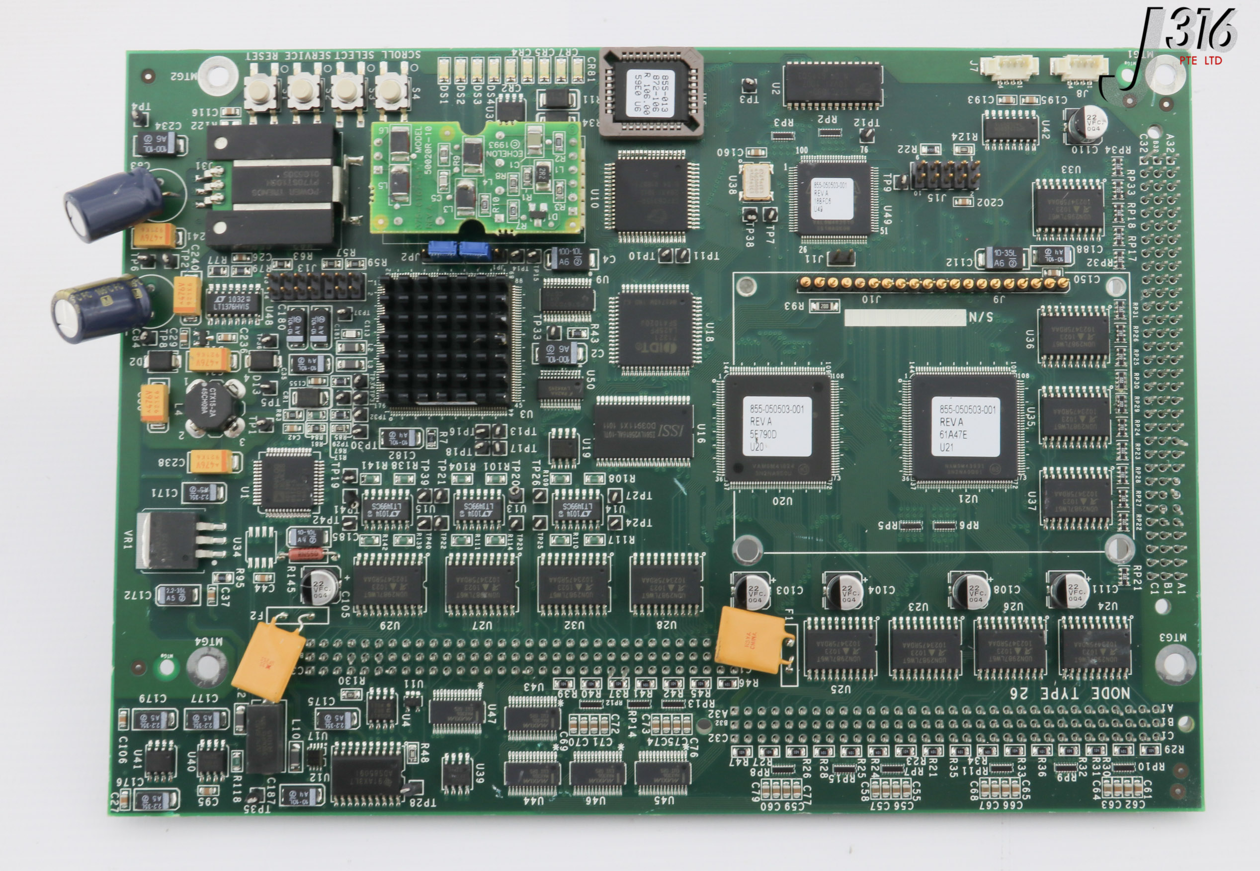 27676 LAM RESEARCH PCB, NODE TYPE 26 W/ 50020R-10 810-013872-105